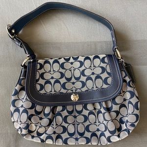 COACH Signature Logo Shoulder Bag